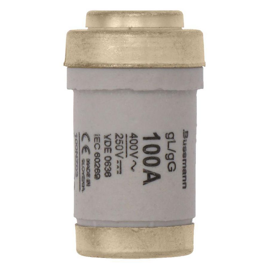 Zekering laagspanning 100A AC 400V D03 gL/gG traag VVE=10