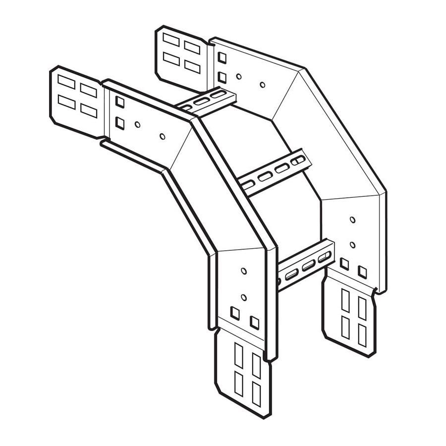 Vervalstuk RVS316 B800 H150