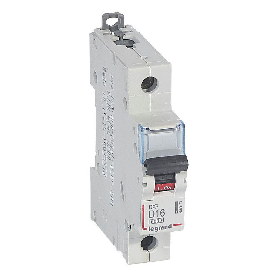 Installatieautomaat DX³ 6000A/10kA 1-polig D-karakteristiek 16A