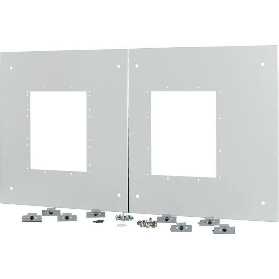 Frontplaat voor 2x IZMX16 vast XTMP2IX16FC-H550W1000