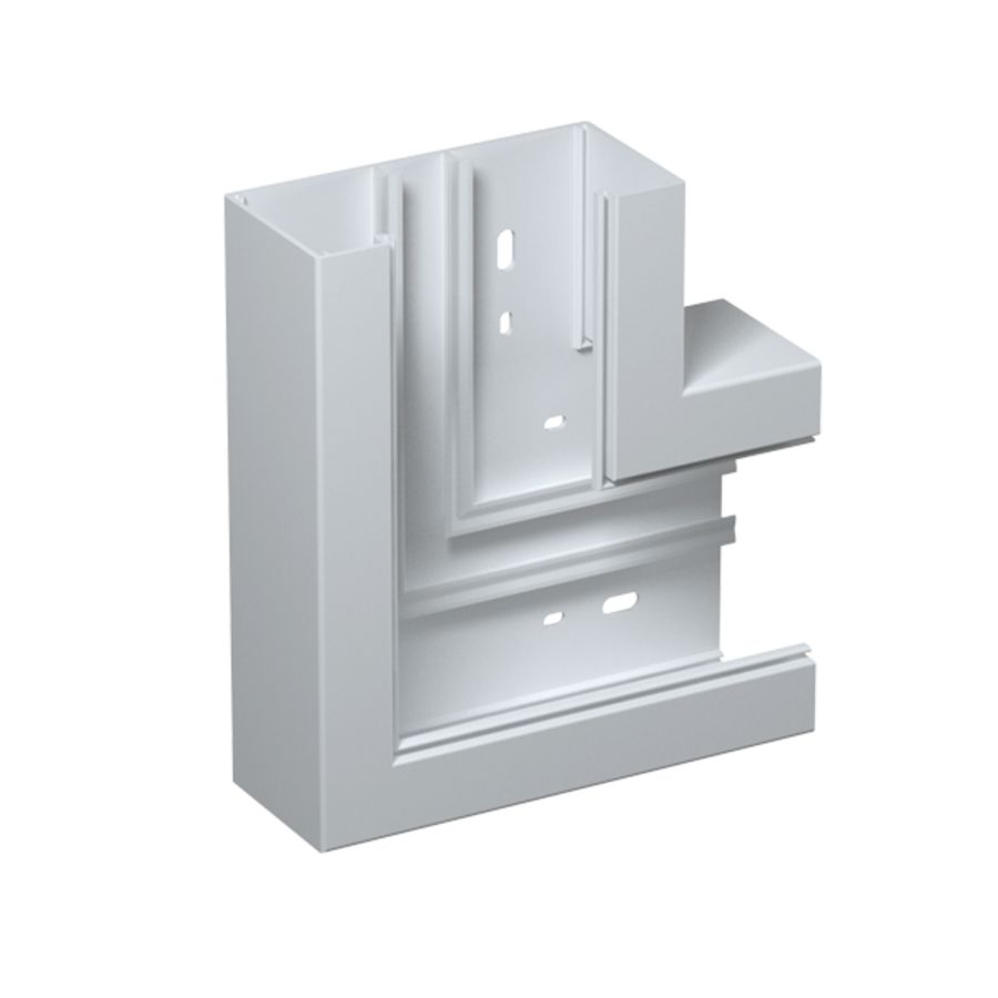 Verticaal hoekstuk GGK BR 60x110/80 wit RAL9010