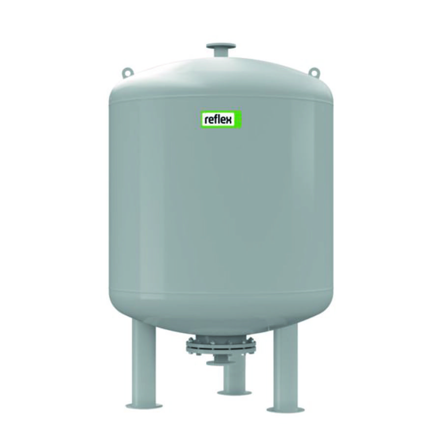 Buffervat / voorschakelvat 1500ltr. grijs V1500/10 max.10bar max.110°C