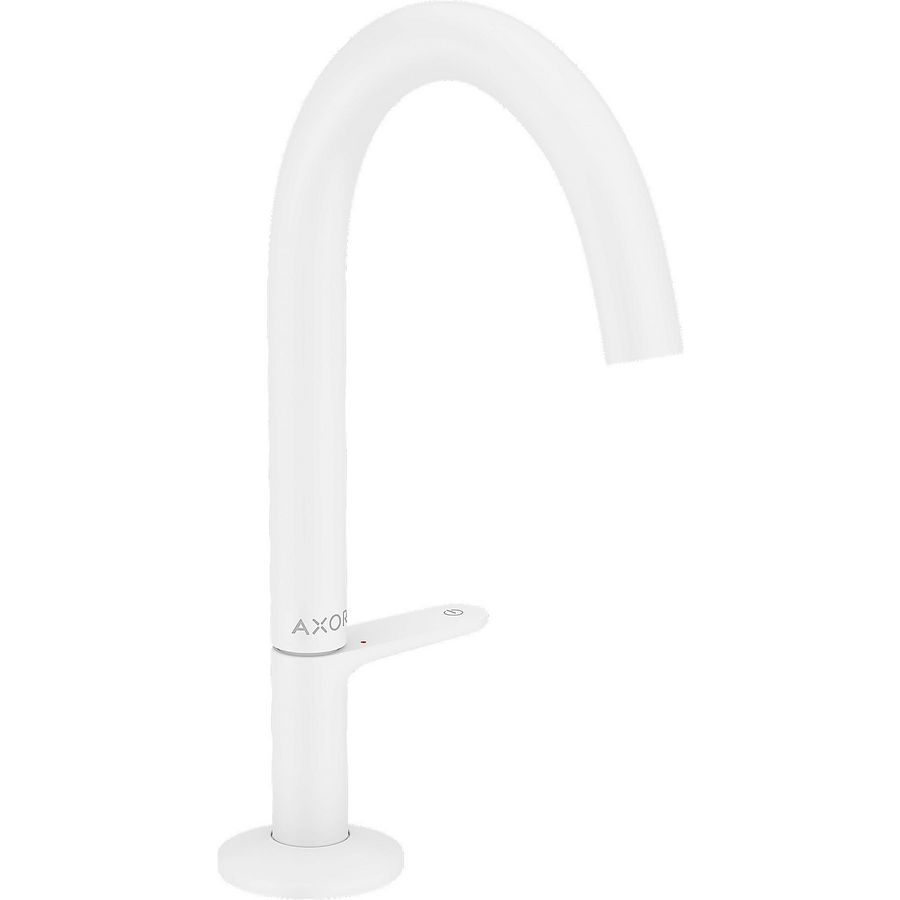 AXOR One wastafelmengkraan Select 170 met Push-open mat wit