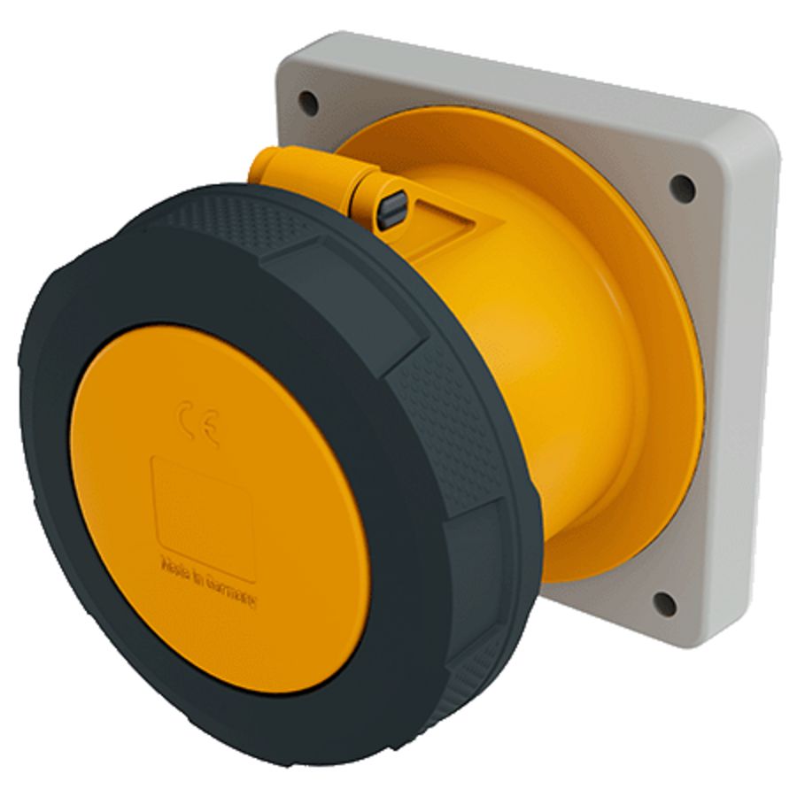 Inbouwwandcontactdoos 125A 4-polig  4H 110V IP67