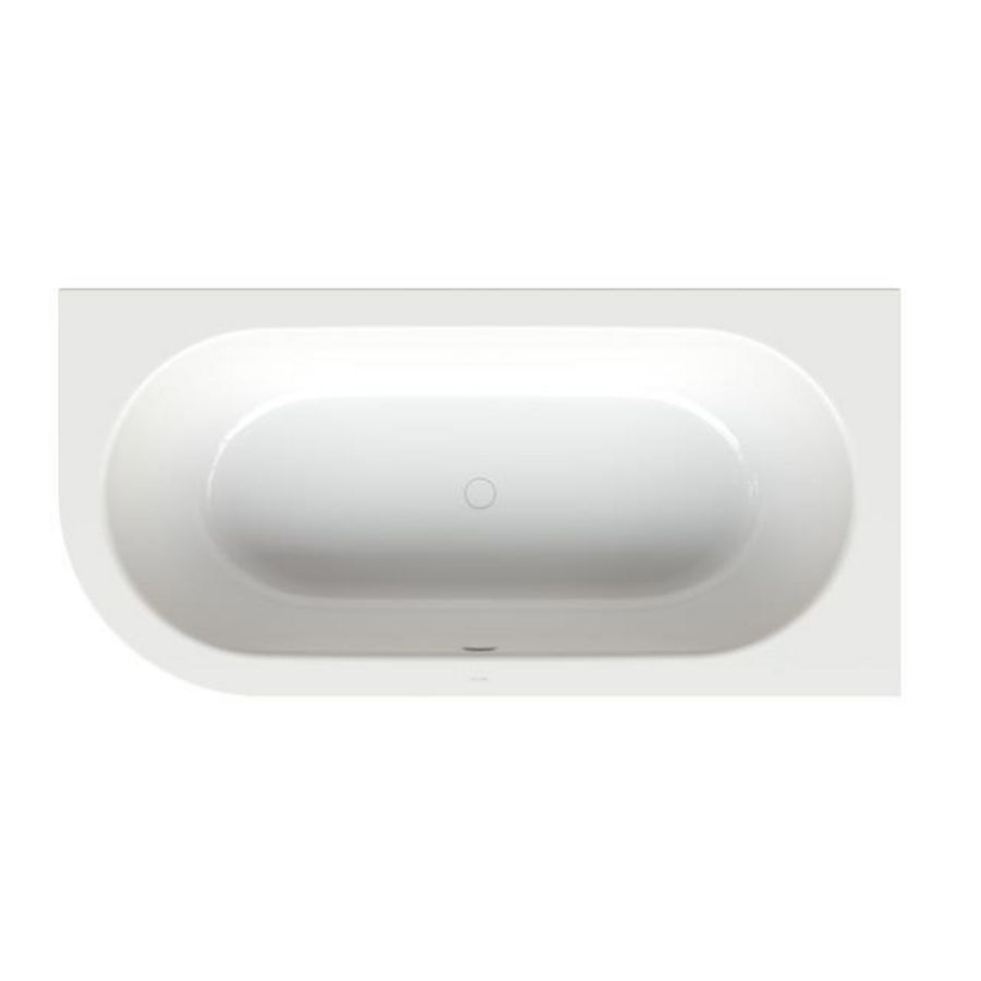 Ligbad staal geglazuurd duo BetteStarlet V Silhouette 195x95cm wit AS antislip Sense