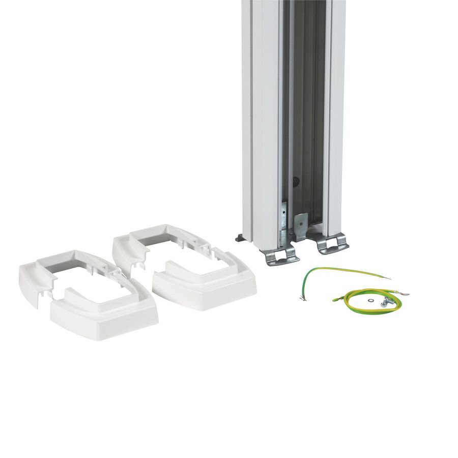 Energiezuil 1 compartiment 80mm 3,90M wit DA