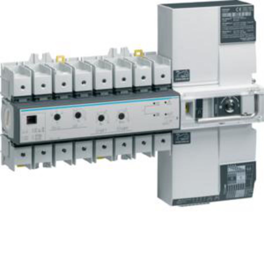 Omschakelaar motorbediend 4P 63A modulair HIC