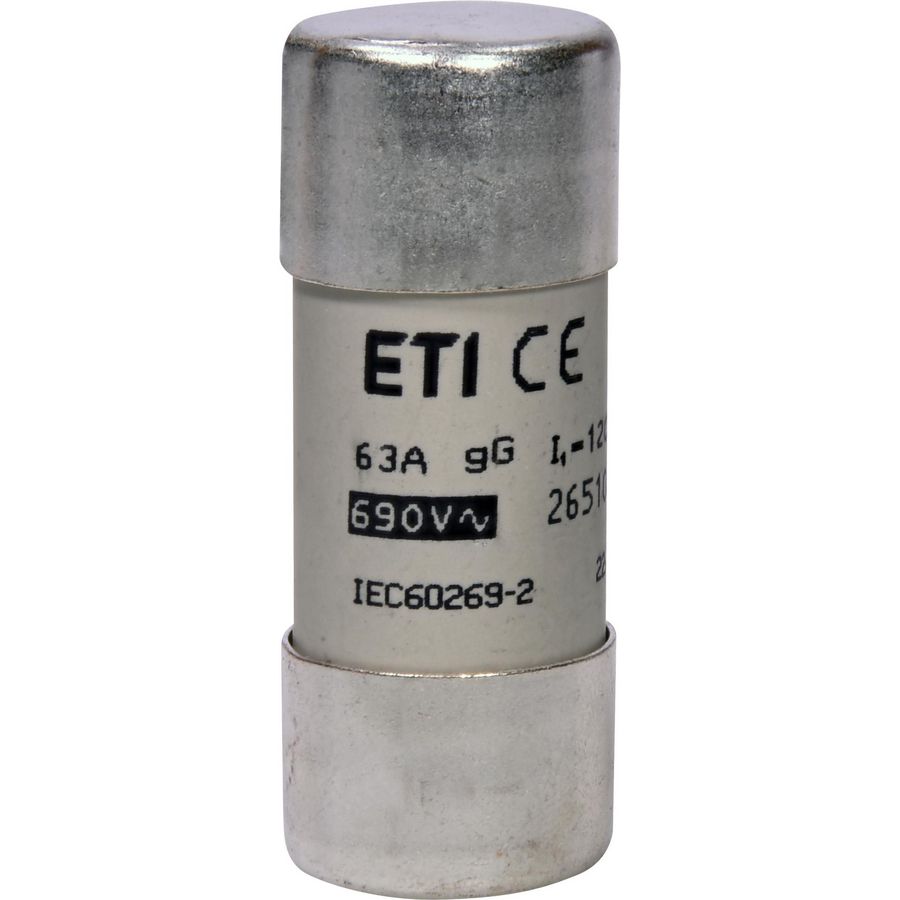 Cylindrische zekering CH22 aM 63A 690V 22x58 VVE=10