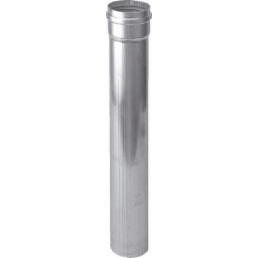Rookgas verlengpijp Alu-Fix dikw. AL 180mm L=1000mm