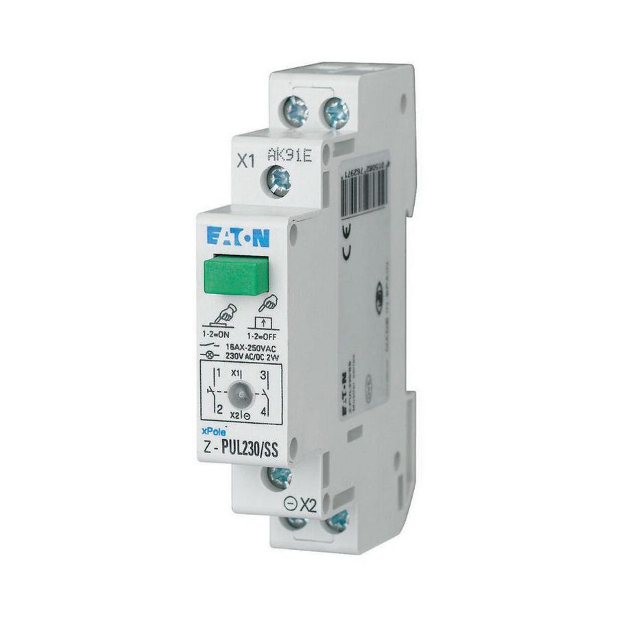 Hulpcontact Z-PUL230/SS-16 A-contact 2M-Breed 1TE+LED VVE=2