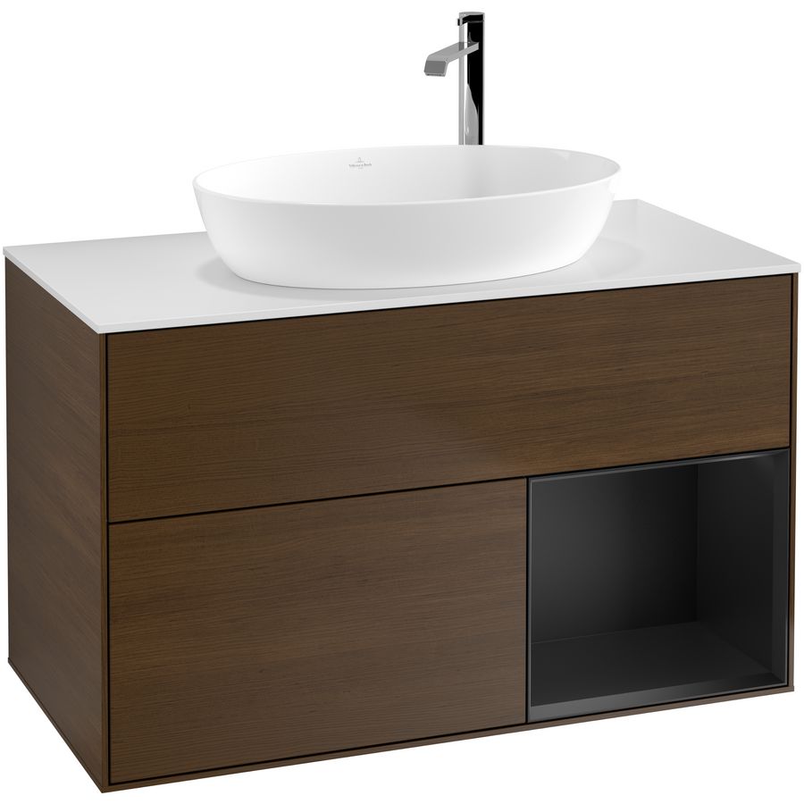 Wastafelonderkast Finion 1000x603x501mm W.Veneer F901PDGN
