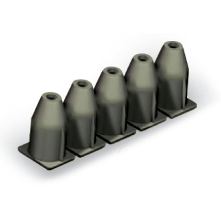 Isolatiestop 0,75-1mm² 5 stuks/strip donkergrijs VVE=25