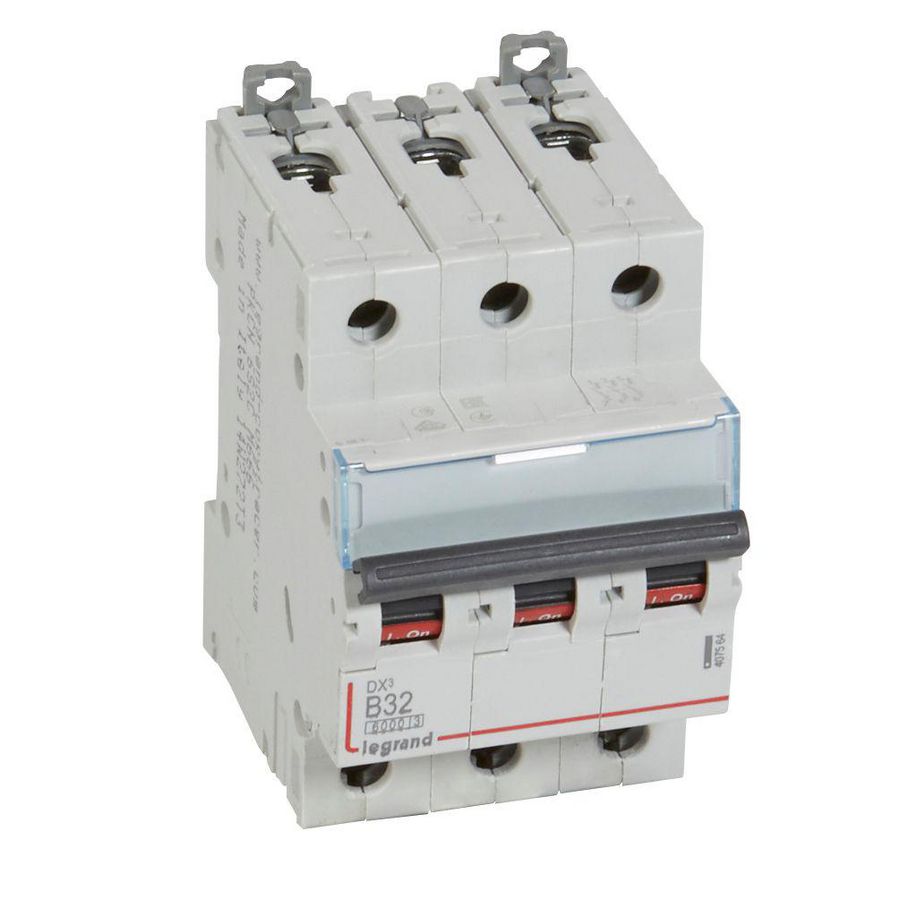 Installatieautomaat DX³ 6000A/10kA 3-polig B-karakteristiek 32