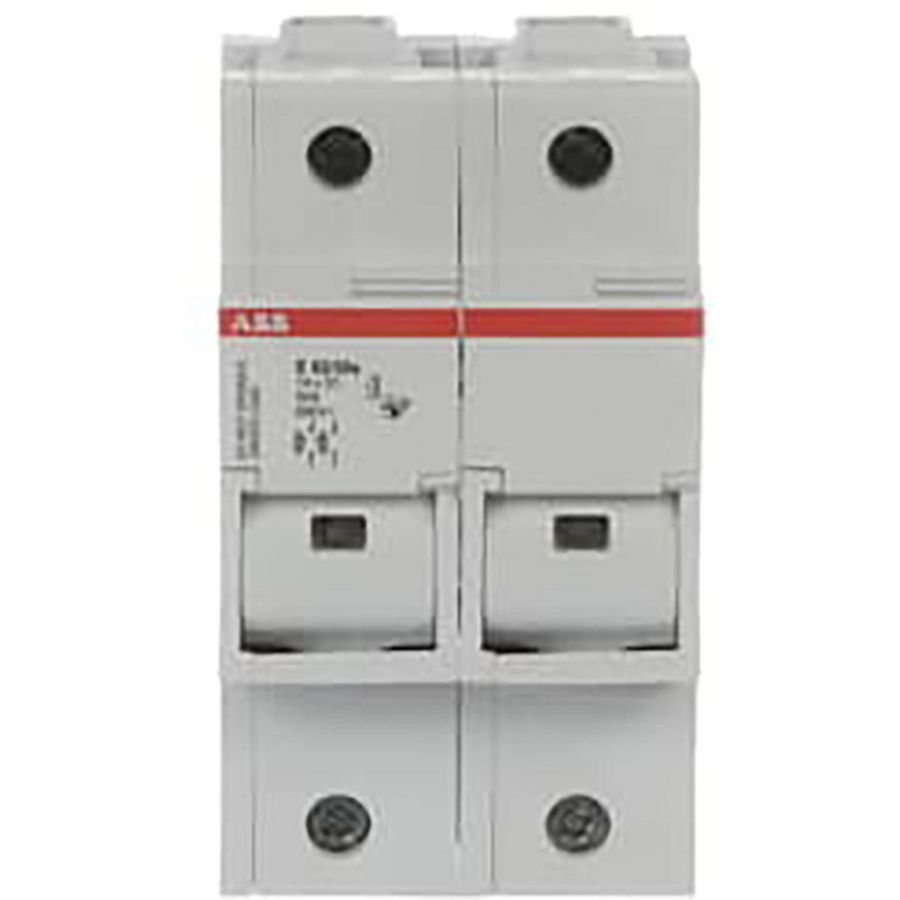 Zekeringhouder voor 14x 51mm zekeringen 2p max 50A+indicator
