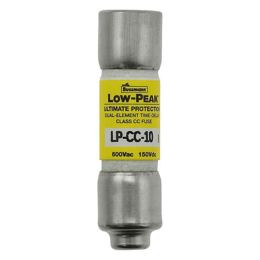 Zekering laagsp. 10A AC 600V 10x38 CC UL traag afk VVE=10