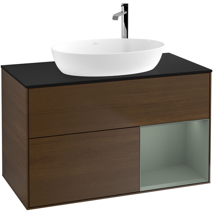 Wastafelonderkast Finion 1000x603x501mm W.Veneer F902GMGN