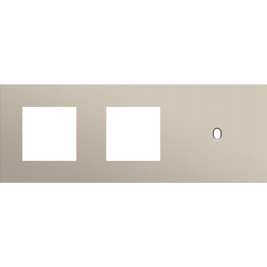 Afdekplaat 3-voud horiz. 71mm centerafst. 166-57706