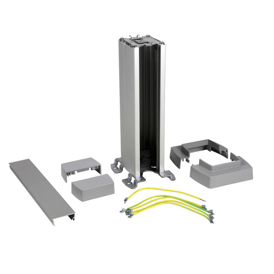Energiezuil 1 compartiment 45mm 0,3M ALU