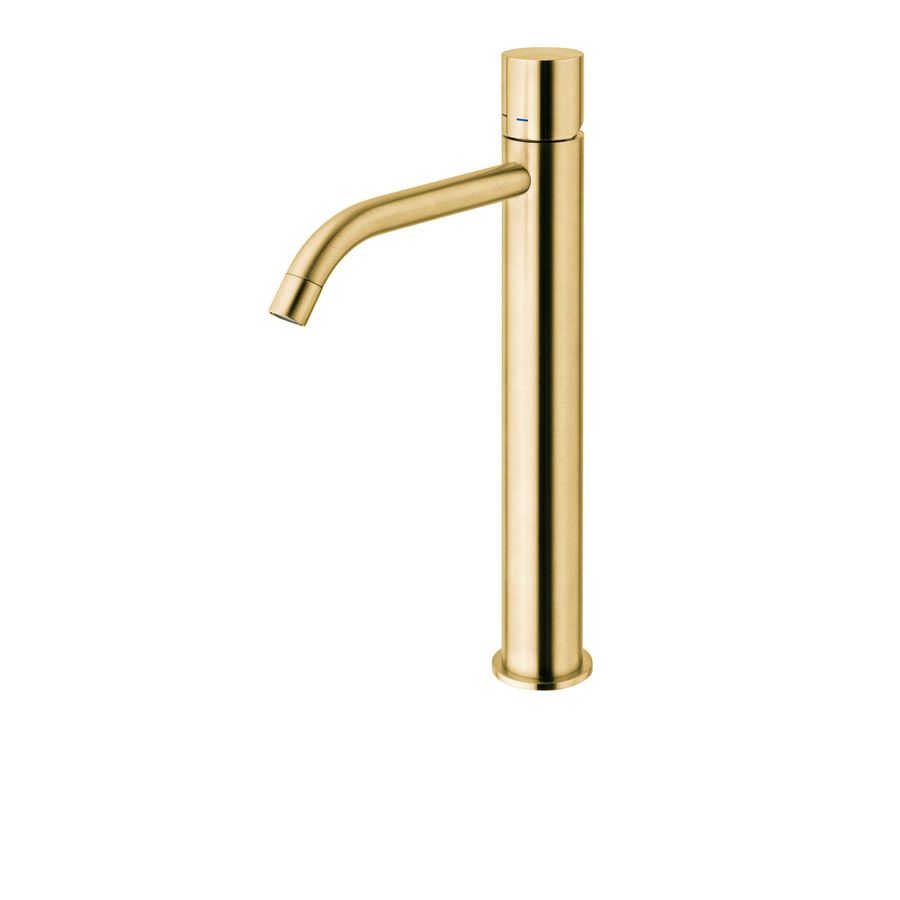 Exclusive LIGHT verhoogde wastafelmengkraan RVS-look