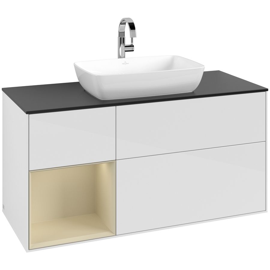 Wastafelonderkast Finion 1200x603x501mm G.White.L G822HJGF