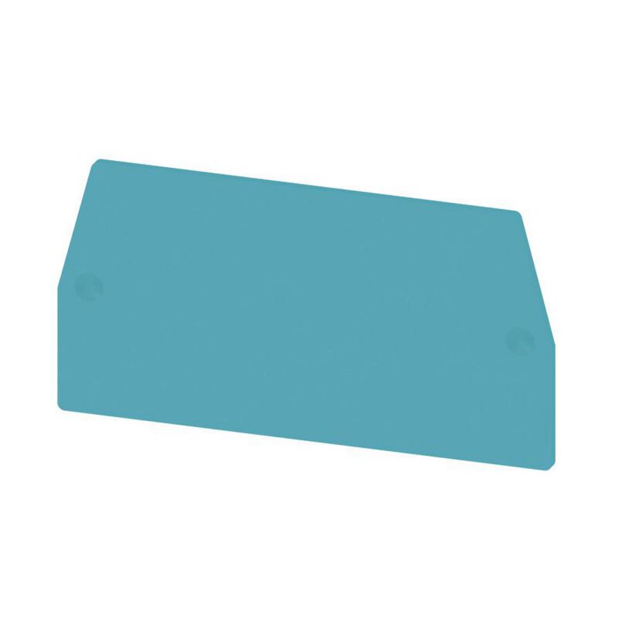 Afsluit- eindplaatterminals blauw h:68.5mm b:1 VVE=20
