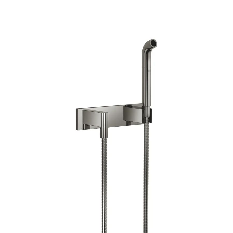 Gietpijp afdekplaat FlowReduce Dark Chrome