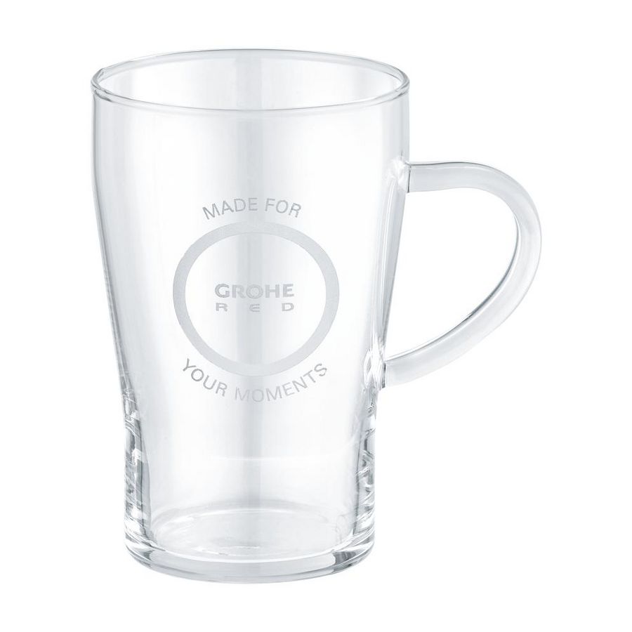 Set a 4st. red glazen 250ml