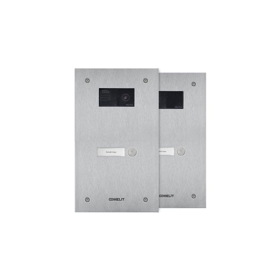 SteelSwitch RVS deurbelpaneel met 1 drukknop