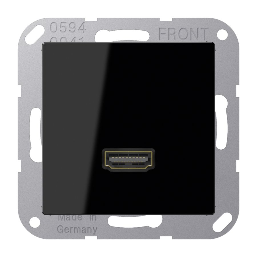Afdekking A500 zwart voor 1xHDMI