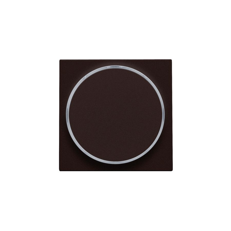 Afwerkingsset doorschijnende ring z. symbool 6A d.brown c.