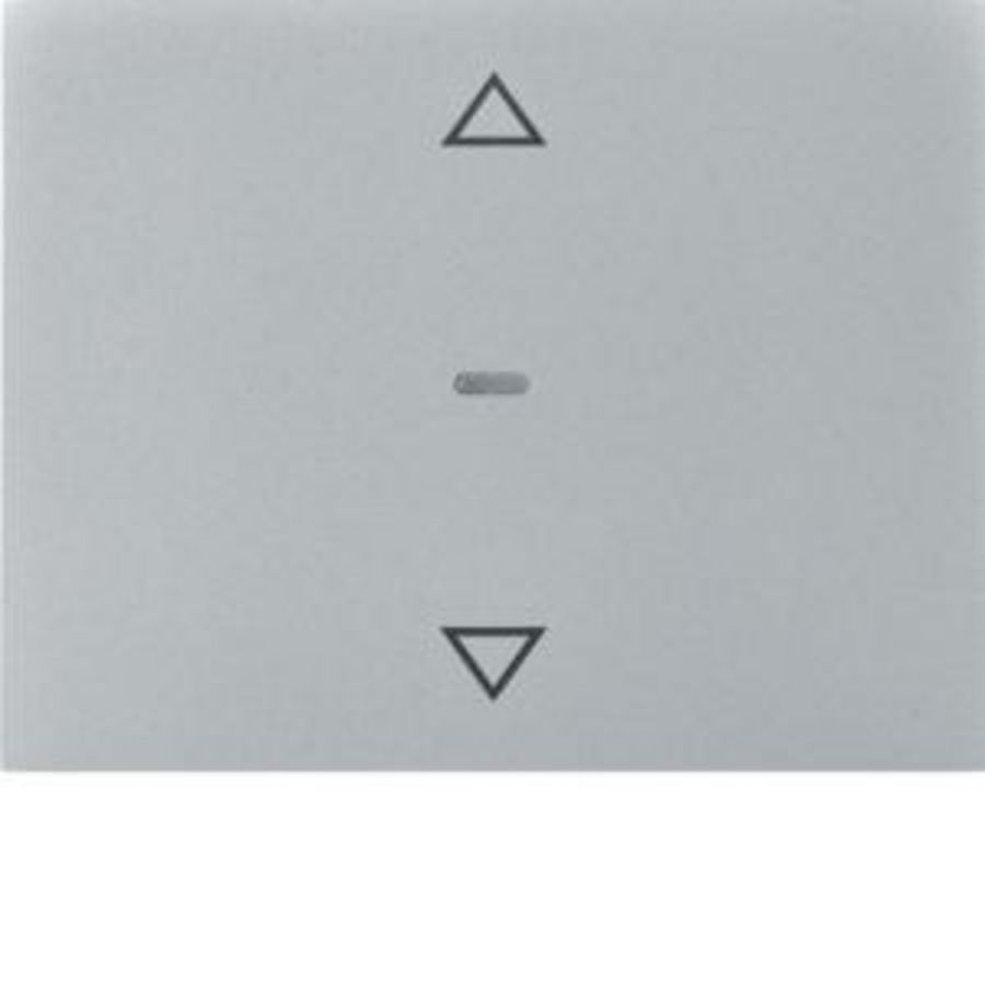 Drukknopmodule afdekking 1-v pijlsymbool berker K.5 aluminium