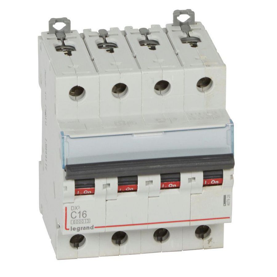 Installatieautomaat DX³ 6000A/10kA 4-polig C-karakteristiek 16A