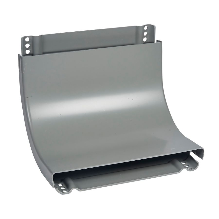 Stijgtstuk 90gr.incl. deksel B400 H50