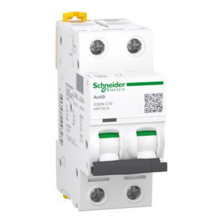 Installatieautomaat 2-polig In= 16A C-karakteristiek iC60N