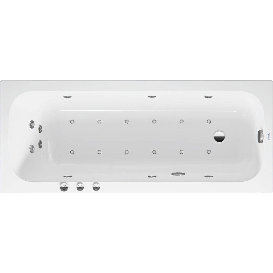Qatego Whirlbad Wit 1700x700x480mm 760611000CP1000