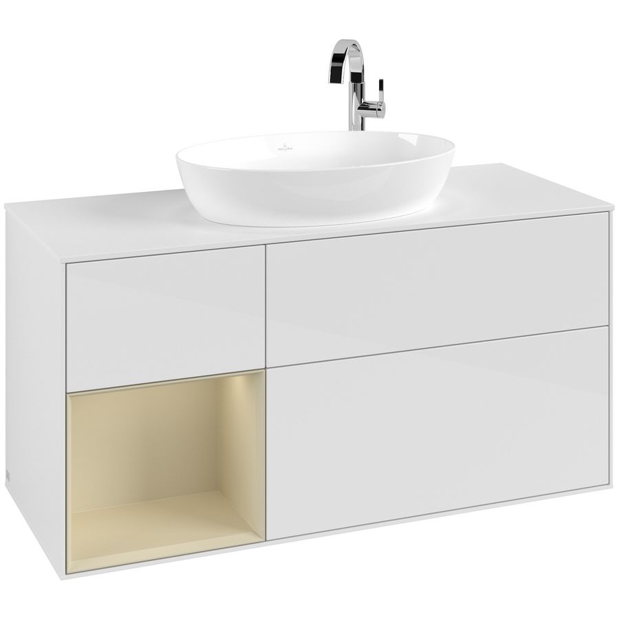 Wastafelonderkast Finion 1200x603x501mm G.White.L G941HJGF