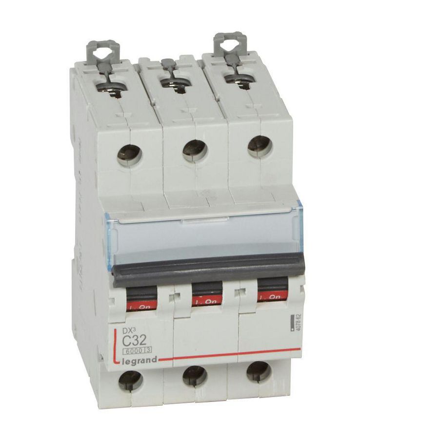 Installatieautomaat DX³ 6000A/10kA 3-polig C-karakteristiek 32A