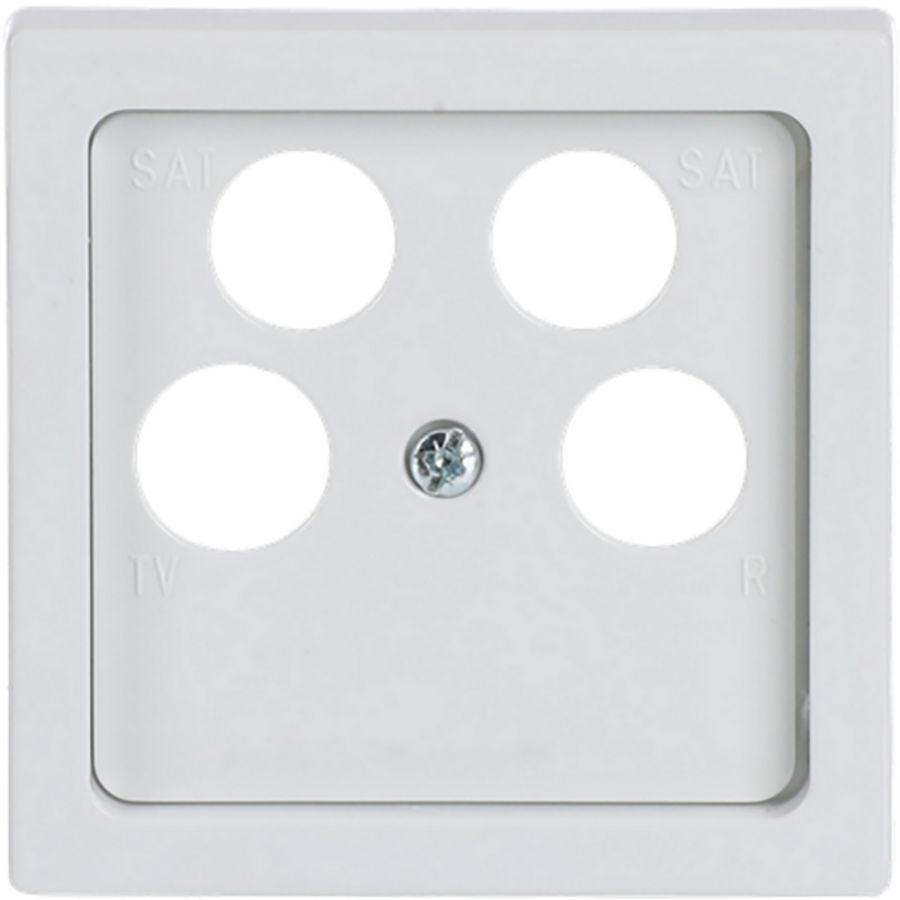 Centraalplaat 50 x 50 Ankaro antenne s-studiowit (1743/10-04-84)