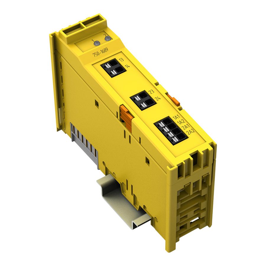 Veilige relaisuitgang, 2 kanalen 250 V 6 A