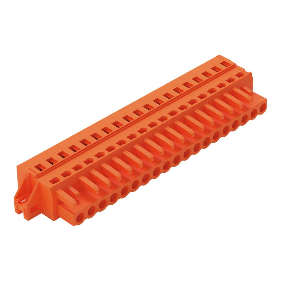 1-draads FE steker 2,5 mm² oranje 231-319/031-000 VVE=10
