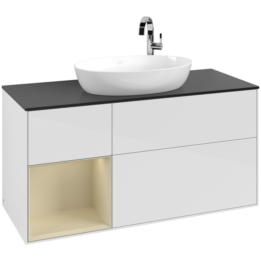 Wastafelonderkast Finion 1200x603x501mm G.White.L G942HJGF