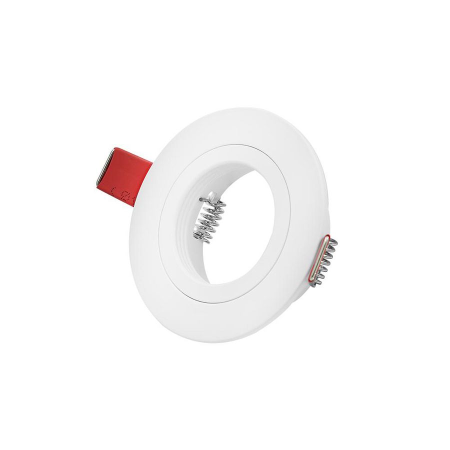 Inbouwarmatuur 50mm rond ø79mm wit