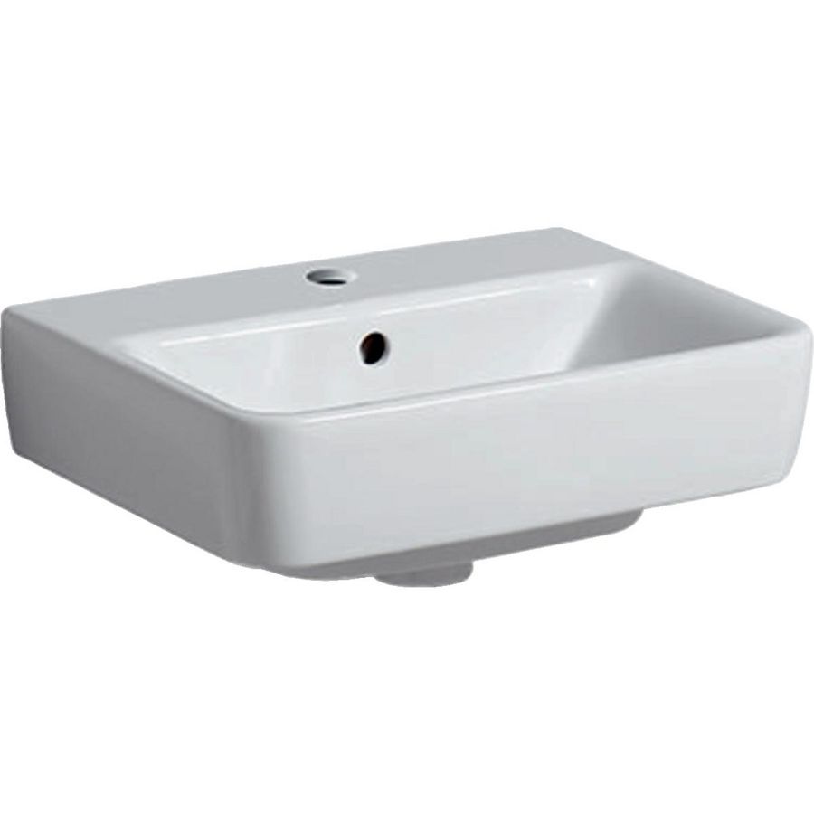 Renova Plan fontein 45x34cm + kraangat + overloop wit