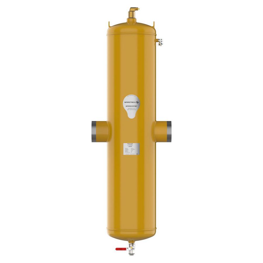 Vuilafscheider en lucht HF.DN050 Las P 10bar max.110°C.