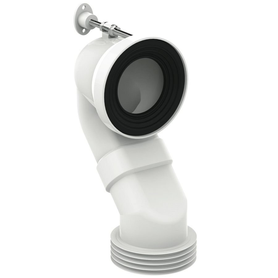 Afvoerbocht 210mm universeel