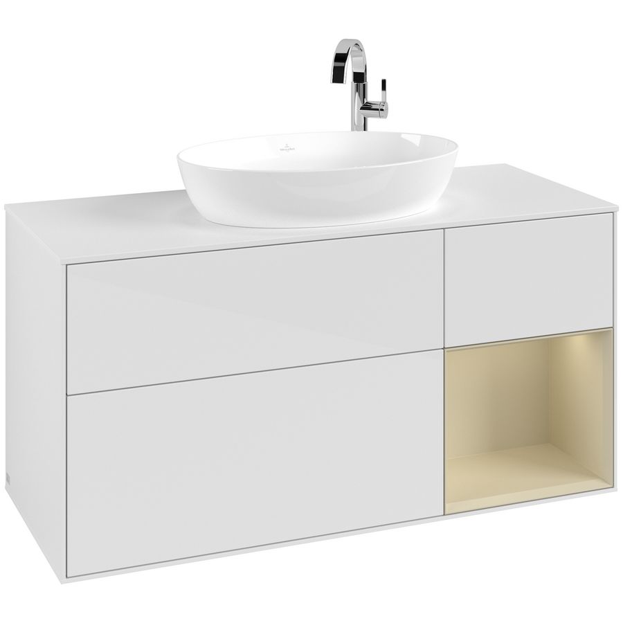 Wastafelonderkast Finion 1200x603x501mm G.White.L G951HJGF
