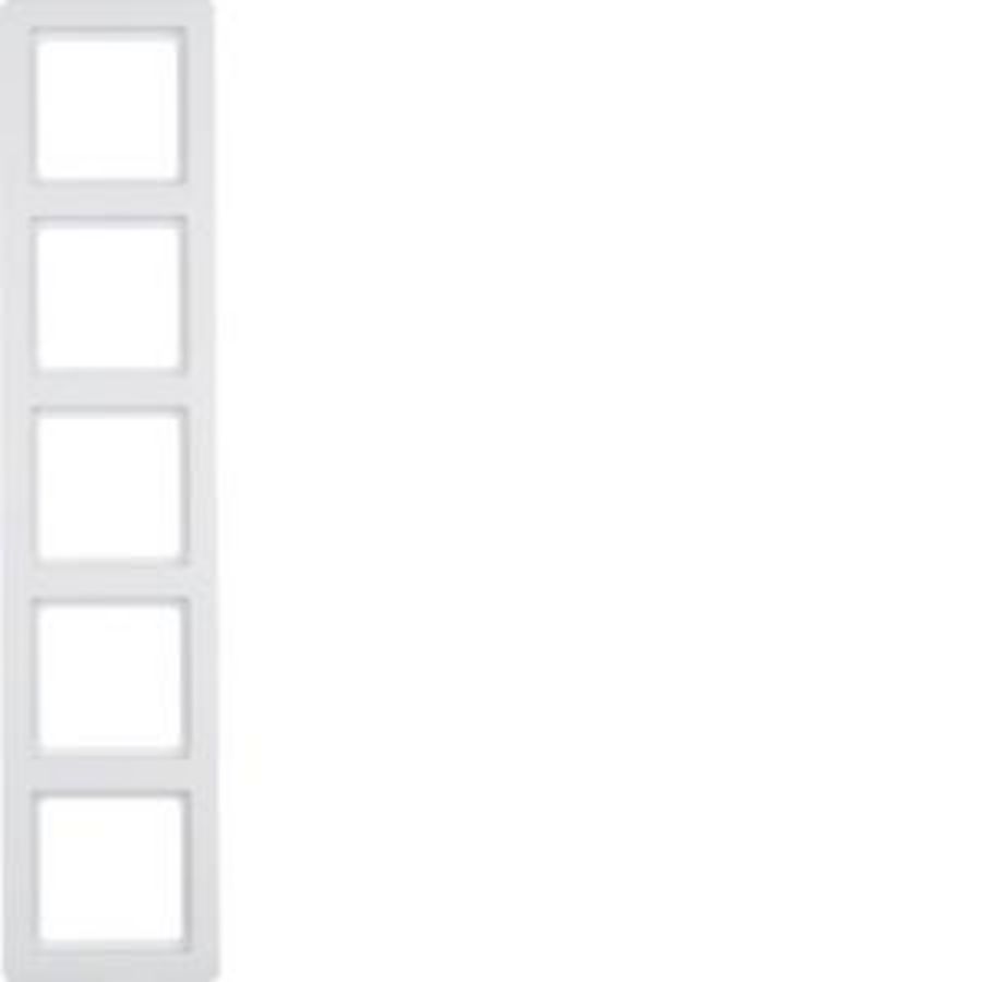 Afdekraam 5-v berker Q.1 polarwit soft-finish