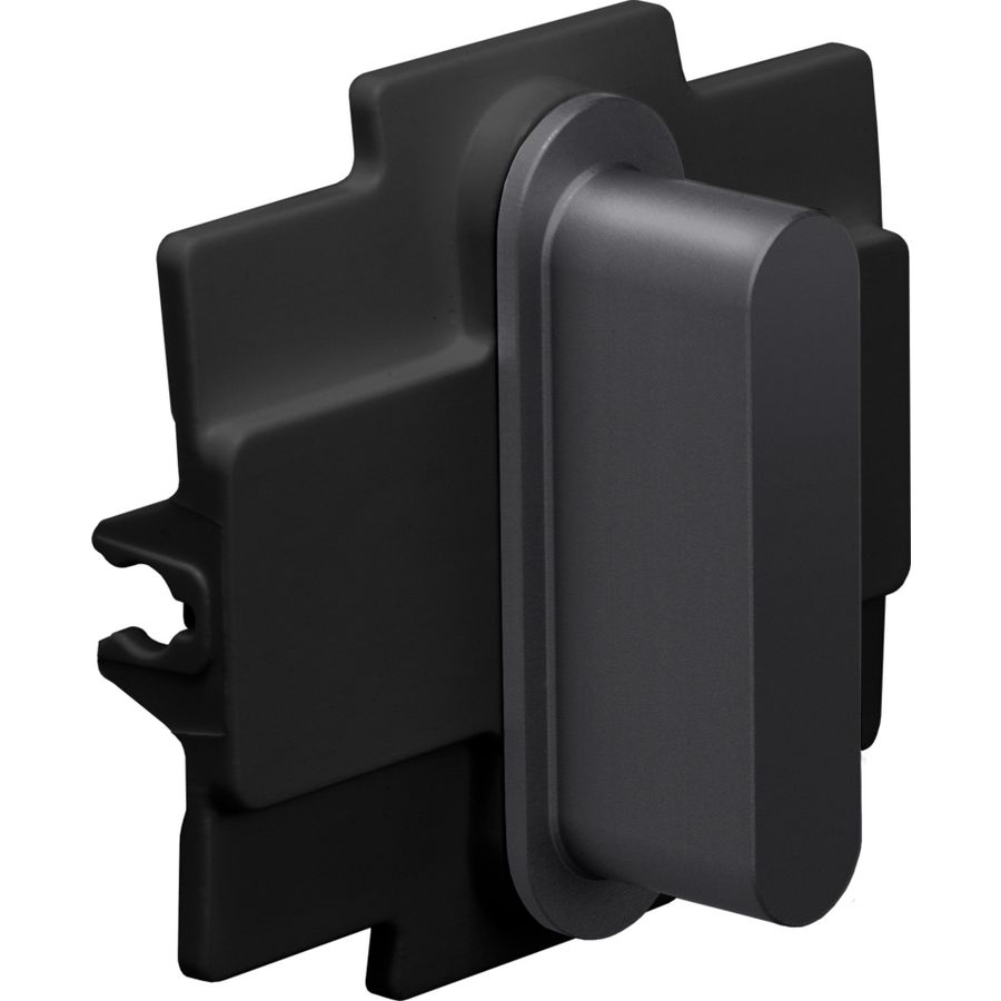 Rocker enkelvoudige schakelfuncties alu black