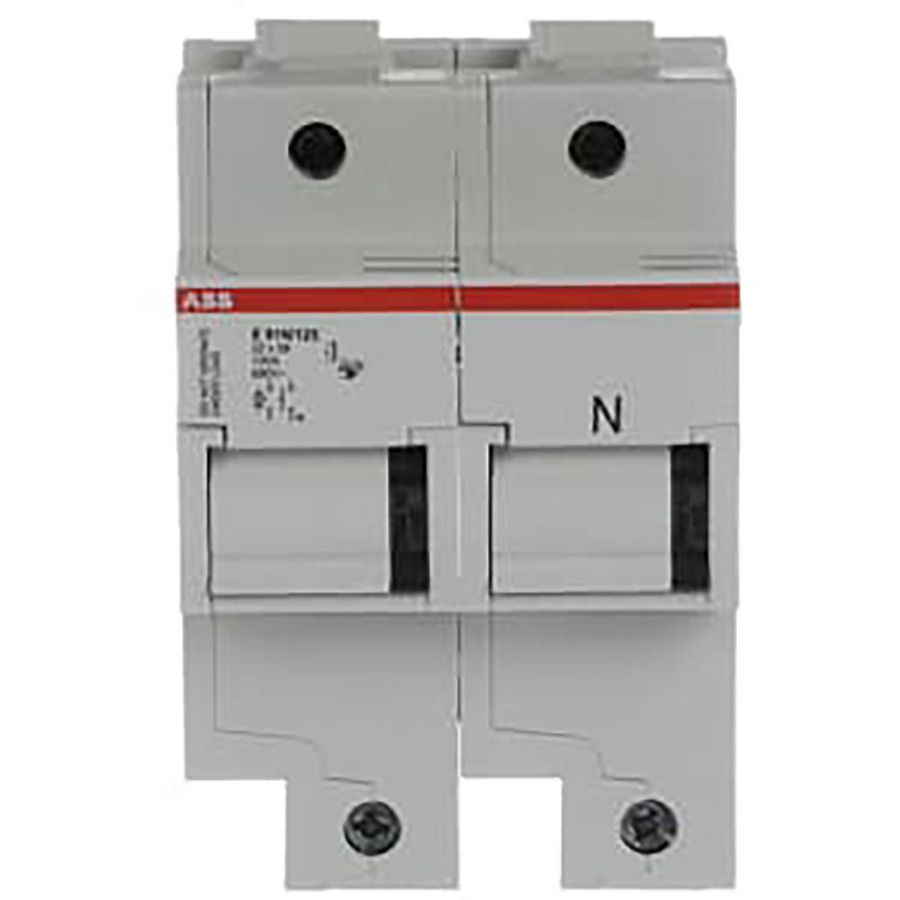 Zekeringhouder voor 22 x 58mm zekeringen 1p+N max 100A