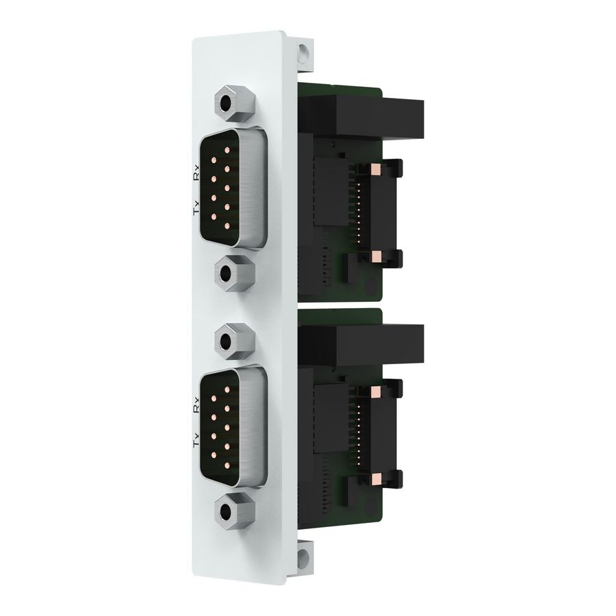Uitbreidingsmodule voor WAGO Edge Computer met 2x RS232